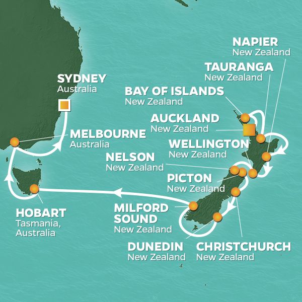 New Zealand & Australia Voyage Cruise